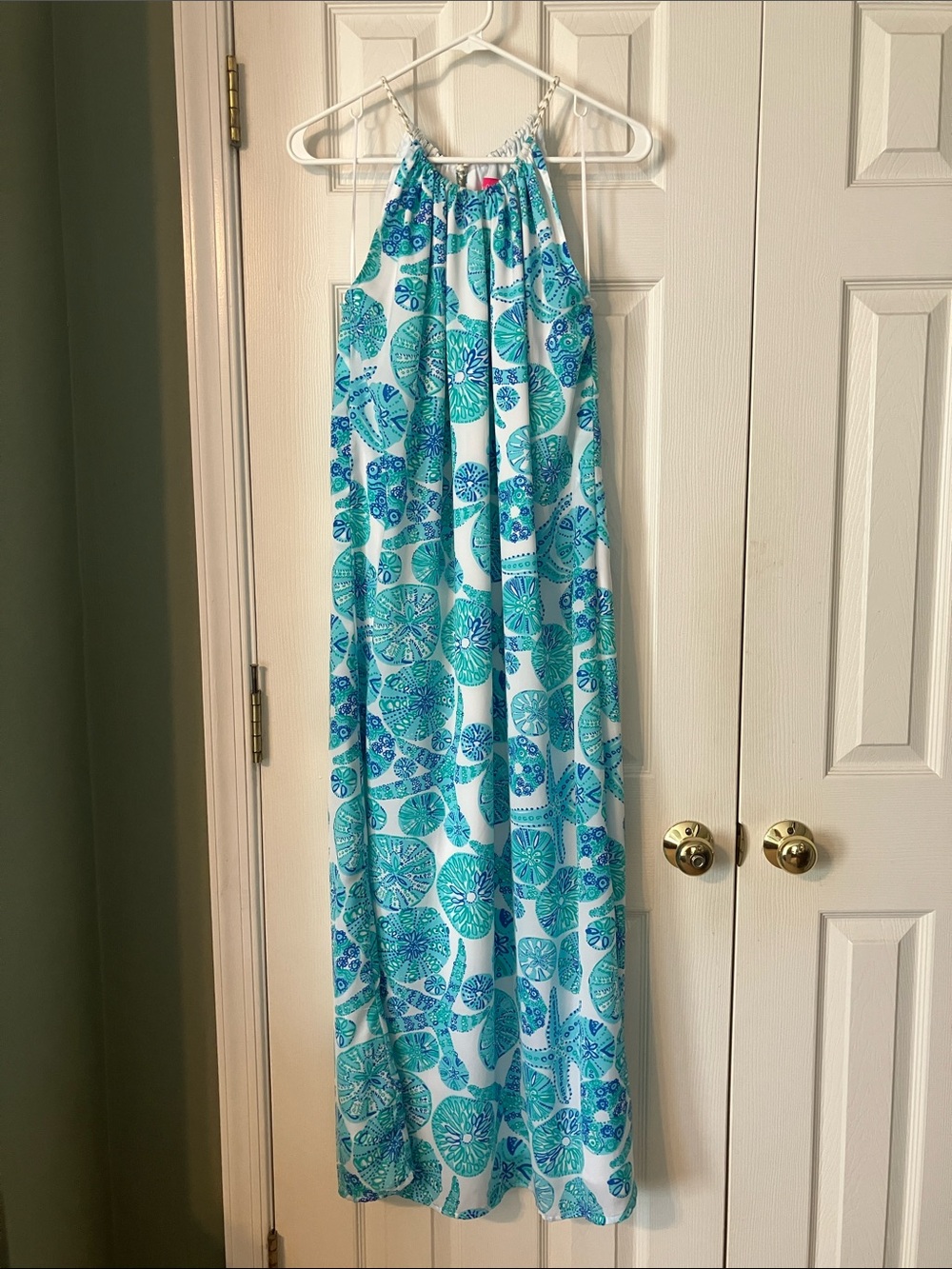 Lilly Pulitzer for Target Blue & Teal Sand Dollar Maxi Dress